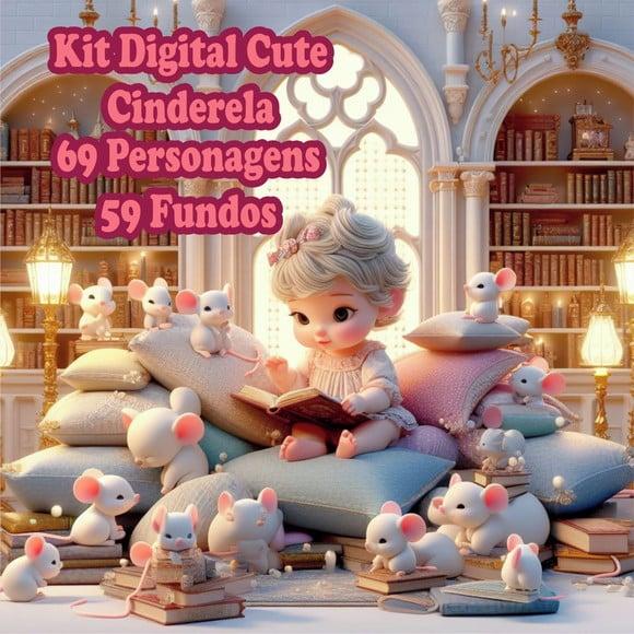 Kit Digital Cinderela Cute!