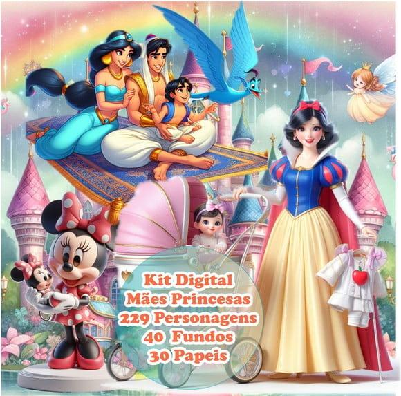 Kit Digital Dia das Mães Princesas