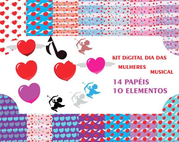 KIT DIGITAL DIA DAS MULHERES MUSICAL