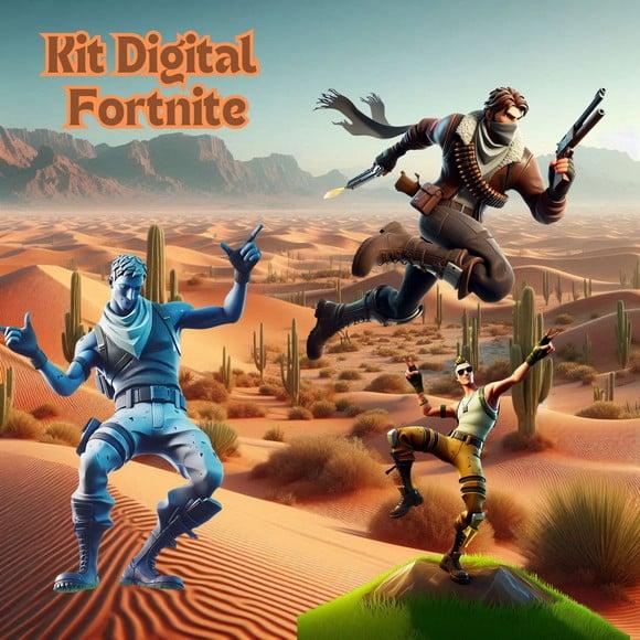 Kit Digital Exclusivo Fortnite 3d 8k