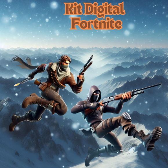 Kit Digital Exclusivo Fortnite 3d 8k