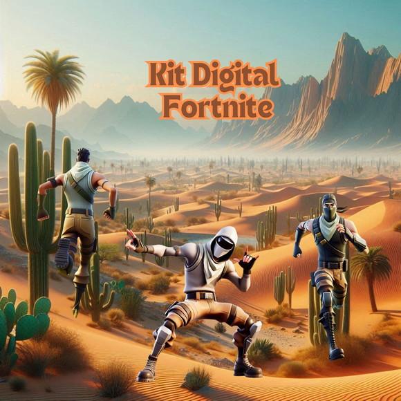 Kit Digital Exclusivo Fortnite 3d 8k