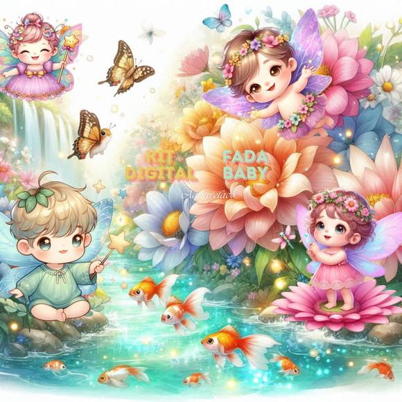 Kit Digital Fada Cute Baby