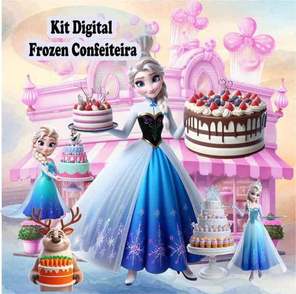 Kit Digital Frozen Confeiteira