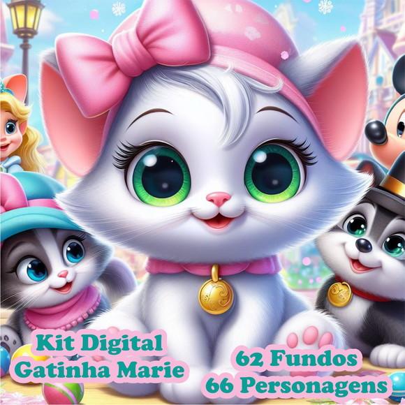Kit Digital Gatinha Marie