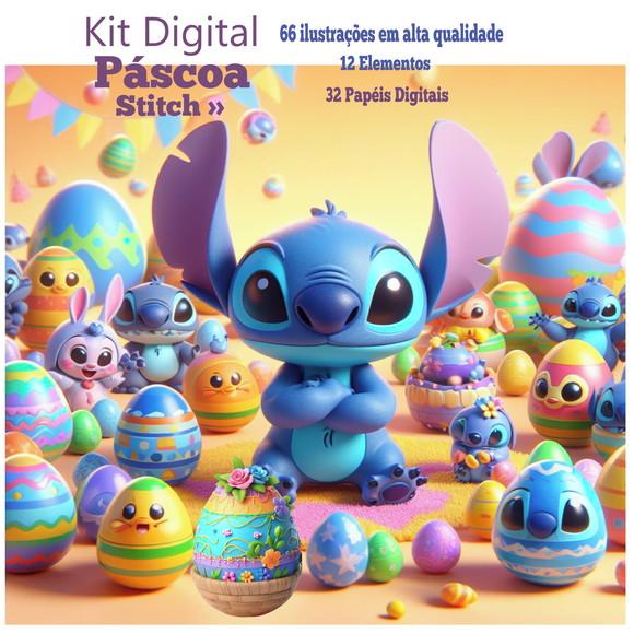 Kit Digital Páscoa Lillo&stitch