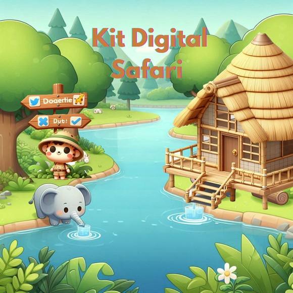 Kit Digital Safari Menino