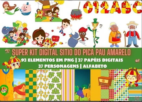 Super Kit Digital Sitio do Pica Pau Amarelo