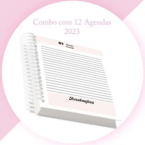 12 Arquivos Encadernação Agendas 2023 Datadas E Permanentes