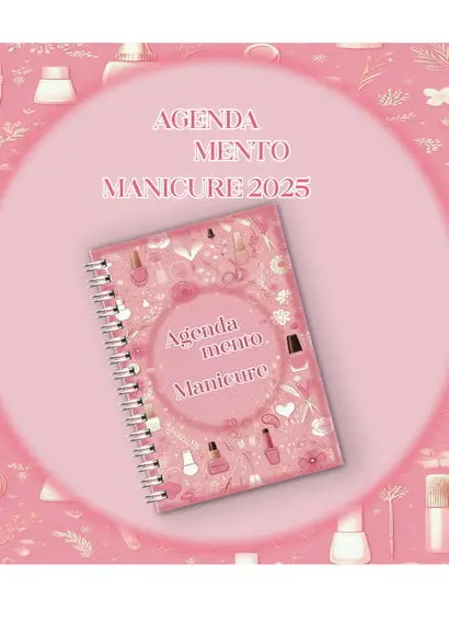Agenda Agendamento Manicure - Rosa
