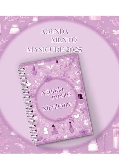 Agenda Agendamento Manicure - Lilás