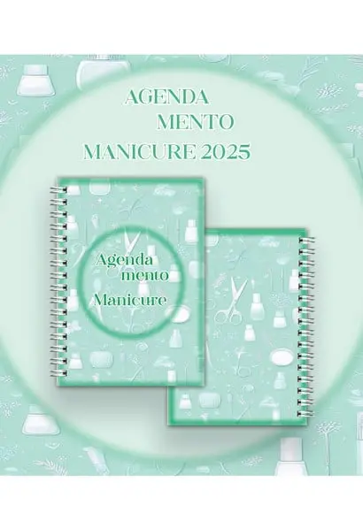 Agenda Agendamento Manicure - Verde