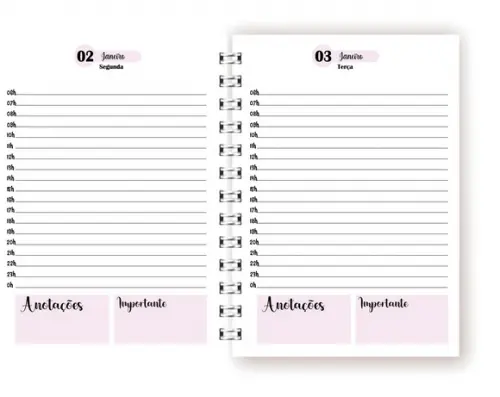 Agenda Rosa 2023 Arquivo Digital