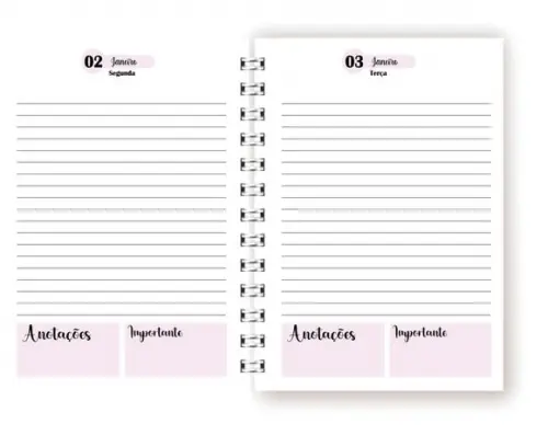Agenda Rosa 2023 Arquivo Digital