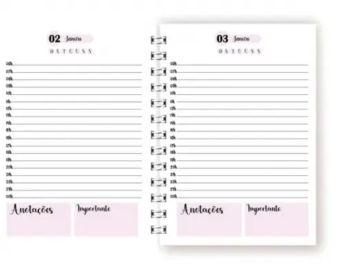 Agenda Rosa Permanente Arquivo Digital