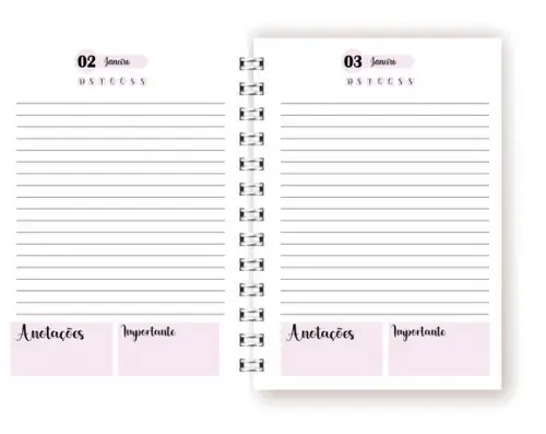 Agenda Rosa Permanente Arquivo Digital