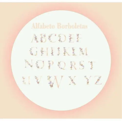 Alfabeto Borboletas Kit Digital