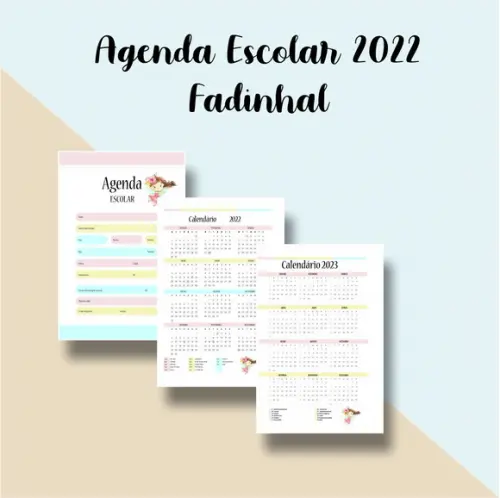 Arquivo Digital Agenda Escolar Fadinha 2022