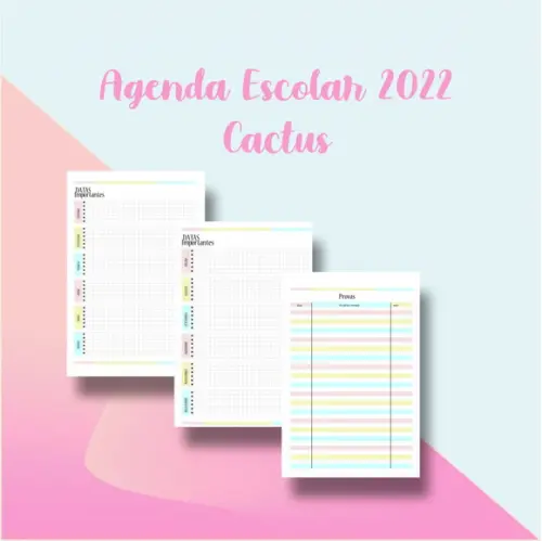 Arquivo Digital Agenda Escolar Cactos 2022