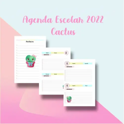 Arquivo Digital Agenda Escolar Cactos 2022