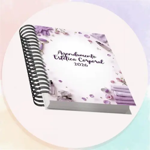 Arquivo Digital Agenda Estética Corporal e Facial 2026 Lilás