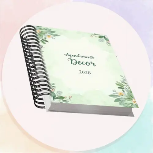 Arquivo Digital Agendamento Decoração 2026 Verde