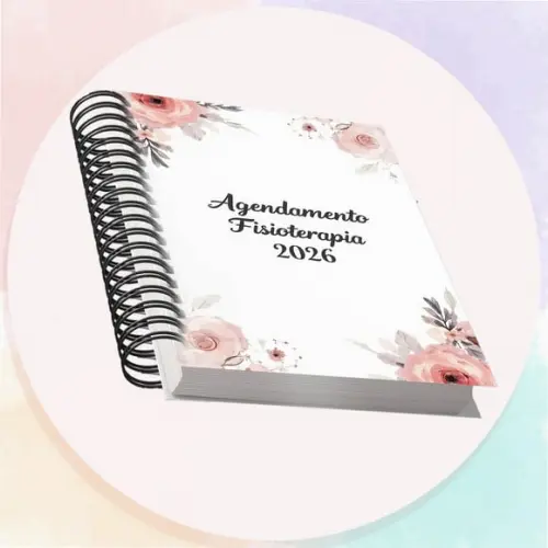 Arquivo Digital Agendamento Fisioterapia 2026 Cinza