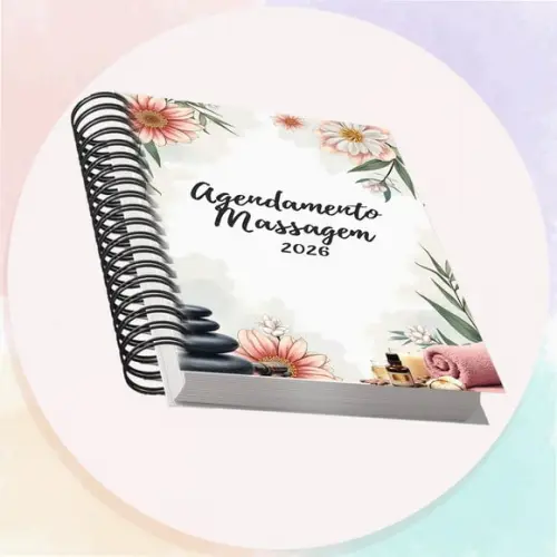Arquivo Digital Agendamento Massagem 2026 Cinza