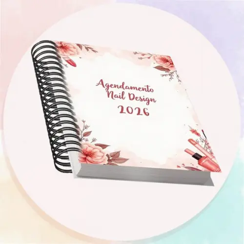 Arquivo Digital Agendamento Nail Design 2026 Salmão