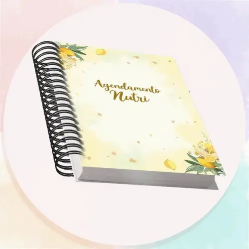 Arquivo Digital Agendamento Nutricionista 2026 Amarelo