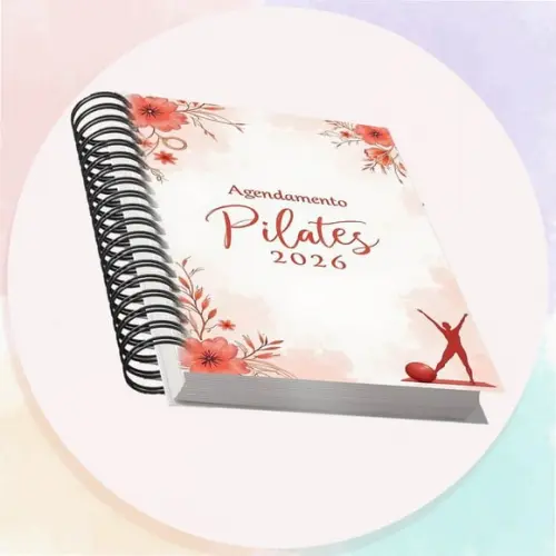 Arquivo Digital Agendamento Pilates 2026 Rosa