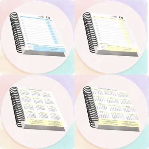 Arquivo Digital Combo Agendamento Fisioterapia 2026 8 Cores