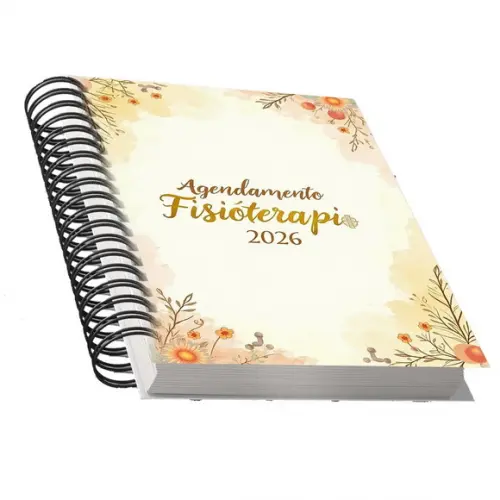 Arquivo Digital Combo Agendamento Fisioterapia 2026 8 Cores
