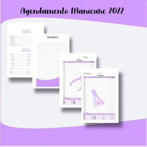 Arquivo Digital Combo Agendamento Manicure