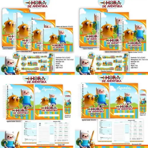 Arquivo Digital Combo Escolar 2025 - Hora de Aventura