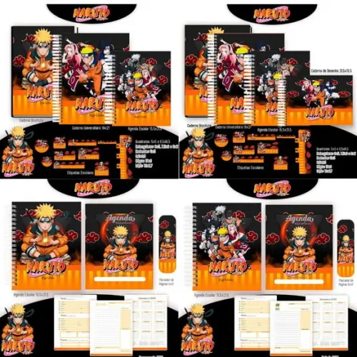 Arquivo Digital Combo Escolar 2025 - Naruto