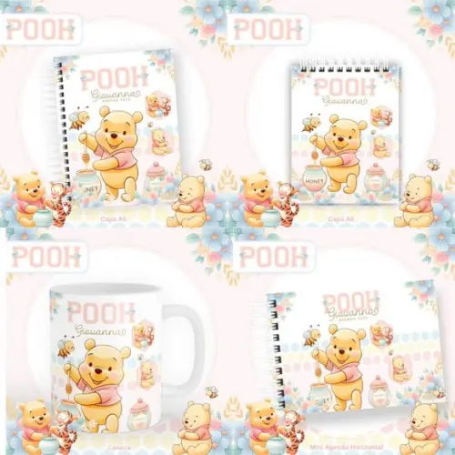 Arquivo Digital Combo Escolar 2025 - Ursinho Pooh