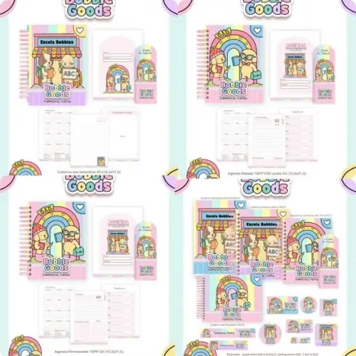 Arquivo Digital Combo Volta às Aulas Bobbie Goods