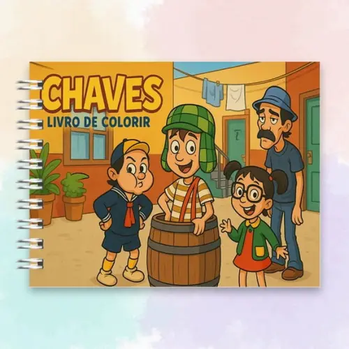 Arquivo Digital Livro de Colorir Chaves