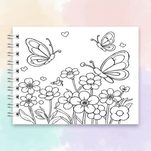 Arquivo Digital Livro de Colorir Borboletas Mágicas