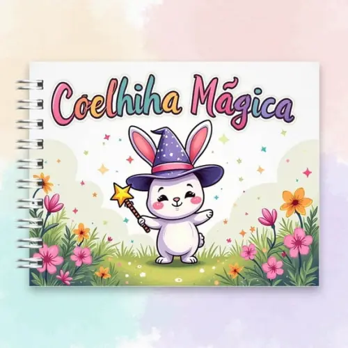 Arquivo Digital Livro de Colorir Coelhinha Mágica