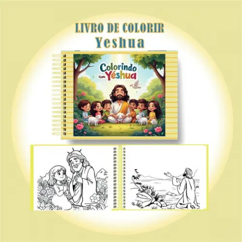 Arquivo Digital Livro de Colorir Colorindo com Yeshua