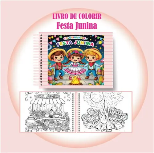 Arquivo Digital Livro de Colorir Festa Junina