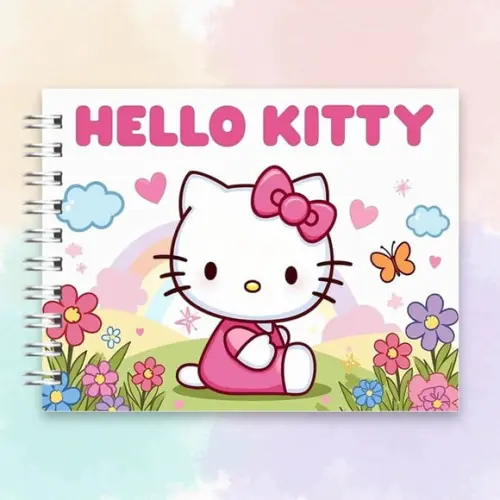 Arquivo Digital Livro de Colorir Hello Kitty