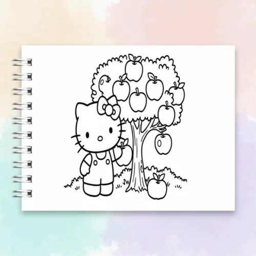 Arquivo Digital Livro de Colorir Hello Kitty