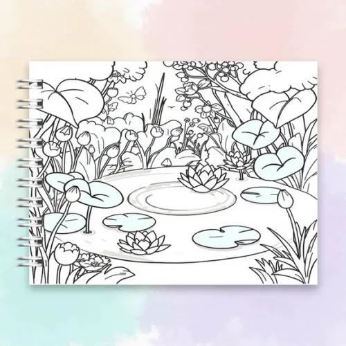 Arquivo Digital Livro de Colorir Jardim Encantado