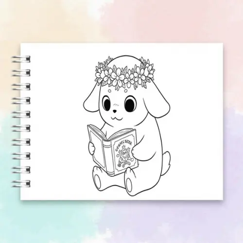 Arquivo Digital Livro de Colorir Labubu 01