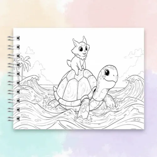 Arquivo Digital Livro de Colorir Labubu 01