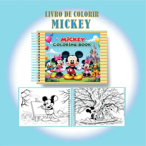 Arquivo Digital Livro de Colorir Mickey