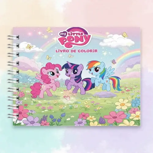 Arquivo Digital Livro de Colorir My Little Pony